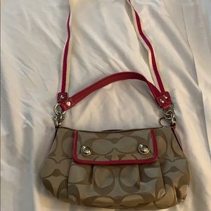 COACH Poppy 13833 Signature Handbag